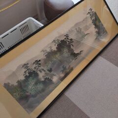 欄間額　絵画　額