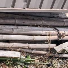 ※4月末日まで　雪吊り用の柱