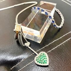 ダイヤ・サファイヤ・エメラルドアクセサリーをお買取させていただき...