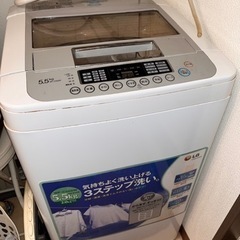 ●受け渡し決定● LG洗濯機　無料　2012年製　5.5KGタイプの画像