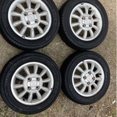 ラパンのホイールタイヤセットです。