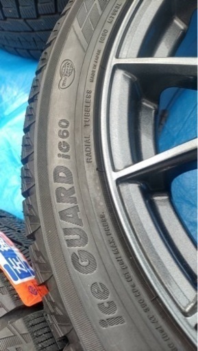 受け渡し決まりました！レクサス スタッドレスタイヤ4本 アルミセット(空気圧センサー/ナット付き)  スタッドレスタイヤ ヨコハマ アイスガード IG60 225/45/R17 2018年製造