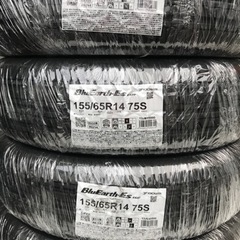 23年製！155/65R14ヨコハマタイヤBluEarth-ES32 消費税、作業代、廃タイヤ代全て込み25300円！