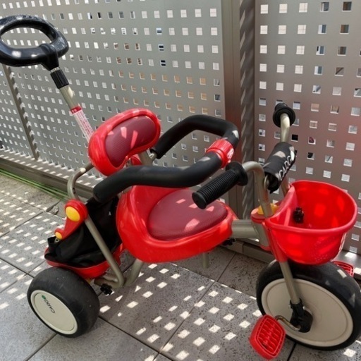 アイデス　三輪車　赤　ides