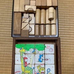 【無料】木製の積み木を差し上げます