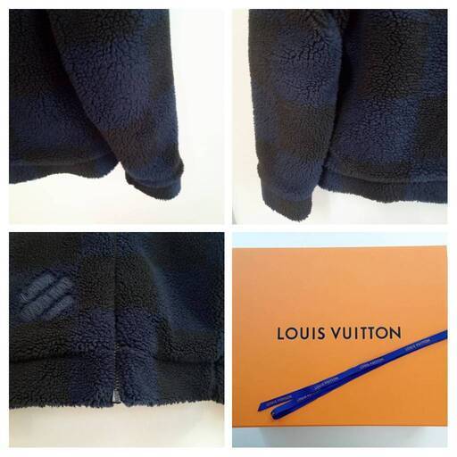 最終値引き【LOUIS VUITTON×NIGO】　ルイヴィトン×ニゴー　ダミエ　フリースブルゾン