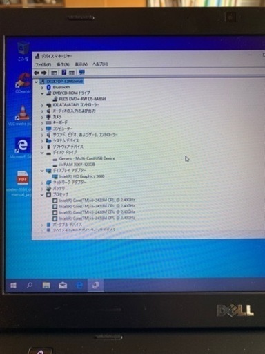 （売約済）大特価！Vostro3550　新品SSD120G Webカメラ付!  Windows10pro 64bit pro