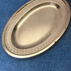 PayPay対応／小判皿3枚『中古　錆あり