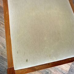 【無印良品】2人掛け　ダイニングセット　テーブル　チェア 2脚 タモ材 80×80 ダークブラウン MUJI の画像