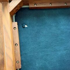 【無印良品】2人掛け　ダイニングセット　テーブル　チェア 2脚 タモ材 80×80 ダークブラウン MUJI の画像