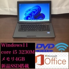 ノートパソコン Endeavor【core i5 3230M】