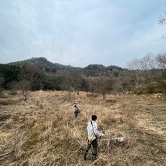 13日9時〜12時　ボランティア募集　ありがとうございました😊　午後〜草刈り機の棚づくりを手伝ってもらいました^_^ − 山口県