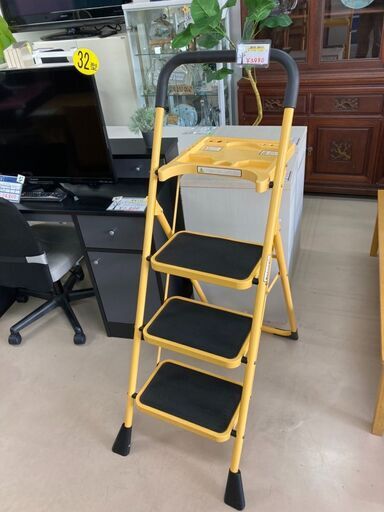 棚付き　3段脚立