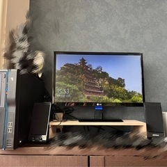 モニターと本体とスピーカーのセット差し上げます