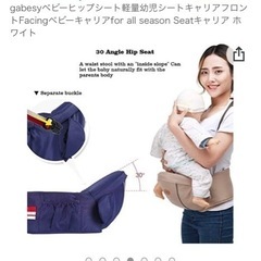 Gabesy ヒップシートの画像