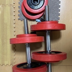 【交渉中】ダンベル20kg×2 ＋　ベンチ