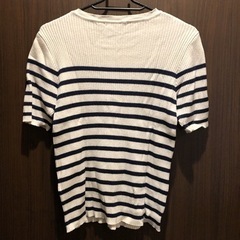 Urban Research 半袖ニット　ボーダーの画像