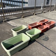 0円！【引っ越し放出！】プランターセット＆ハンギング