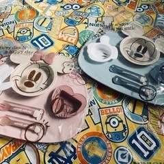 ランチプレート　ディズニー　双子