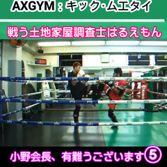 【キックボクシング：軽スパ⑤】 土地家屋調査士はるえもんのトレー...