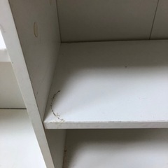 キャスター付　ホワイト棚の画像