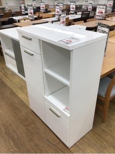 KO-46【ご来店頂ける方限定】ニトリ　ソレル80 レンジボード　白