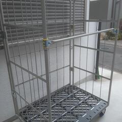 【日本製・美品】カゴ台車 ワークテナー　