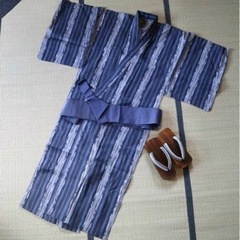 【値下】浴衣セット(浴衣、帯、下駄)