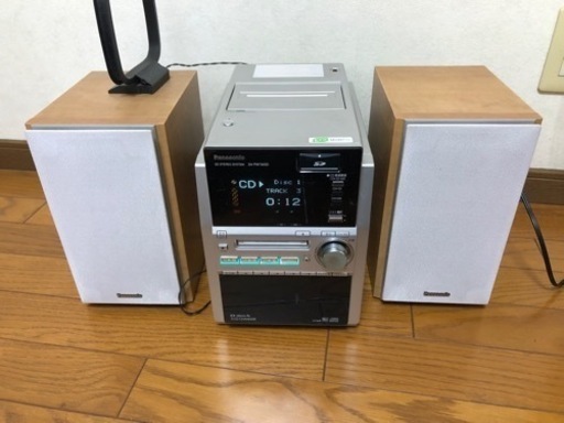 (値下げしました)CD、MD、カセットデッキ　panasonic SA-PM730SD