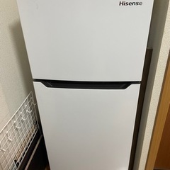 ハイセンス　冷蔵庫　120L 2020年製の画像