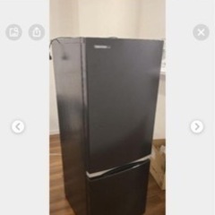 東芝153L冷蔵庫　中古　ブラックの画像