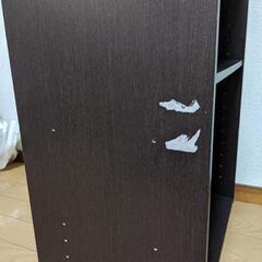 3段ボックス ブラウンの画像