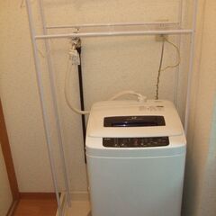 ★美品★洗濯機ラック★ランドリーラック★ホワイト★白色★