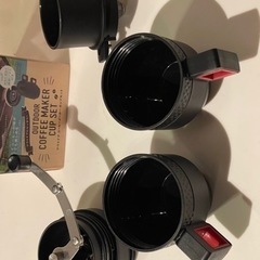 ダイソー　コーヒーミル　フィルター　カップ2つ付きの画像