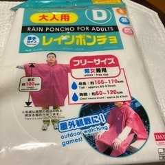 《感謝》新品未使用　レインポンチョ