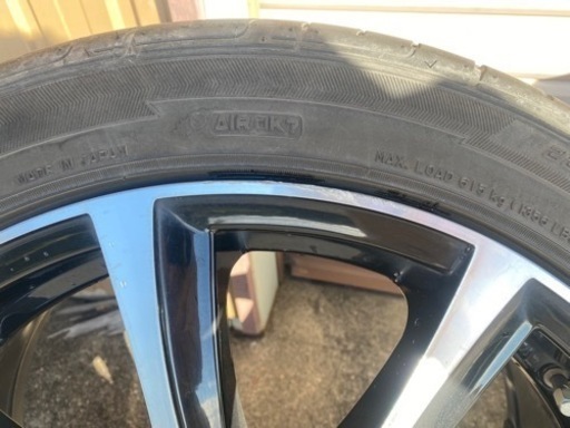 (値下！)中古タイヤ サマータイヤ ホイールセット 4本セット 225/45R18 WINNING STREET 18x7.0 114.3-5穴 ブリヂストン