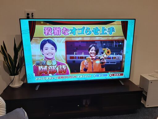 モダンデコ 4K対応フレームレス液晶テレビ 55型 (tv55-4k -2-bk)