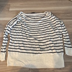 ボーダーニットTシャツ　Mサイズ