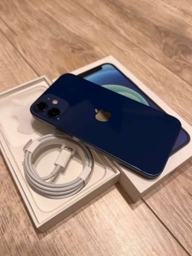 【完了】中古 iPhone12 mini ブルー 256GB 直接取引限定