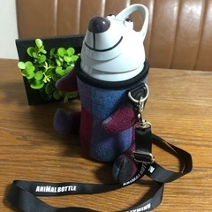【美品】thermo mug 380ml 水筒　子ども用マグ　ア...