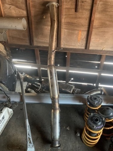 【値下げ】シムス？Syms？中間ストレートマフラー スバル インプレッサ WRX STI GC8