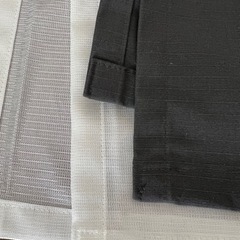 無印良品 カーテン ダークグレーとレースセット フック付き