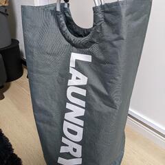 ランドリーバスケット 洗濯物入れ　グレー