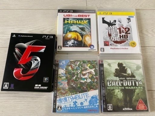 【お値段下がりました】PS3 + Driving Force GT + ソフト