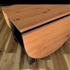 IKEA イケア　バタフライテーブル　サイズが変えられますの画像