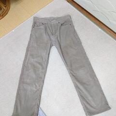 【値下げ】【中古】LEVI'S　コーデュロイジーンズ　ベージュ