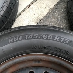 ♬【取引終了】純正タイヤホイール　145/80R13 ダイハツ タント♬の画像