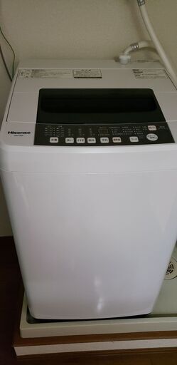 不要になった洗濯機です