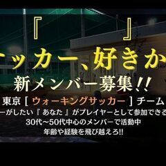 ウォーキングサッカー会⚽️初心者歓迎🔶綺麗な人工芝で生涯ｽﾎﾟｰ...