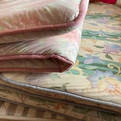 【決まりました】厚手敷シングル布団2枚セットの画像